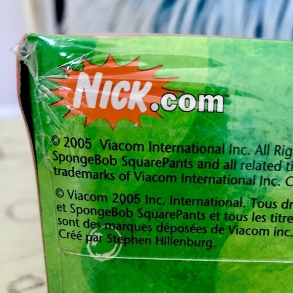 Sponge Bob, Vintage 2004, Set of 3, Glass Christmas Ornament In, Collectable Tin - Picture 10 of 11